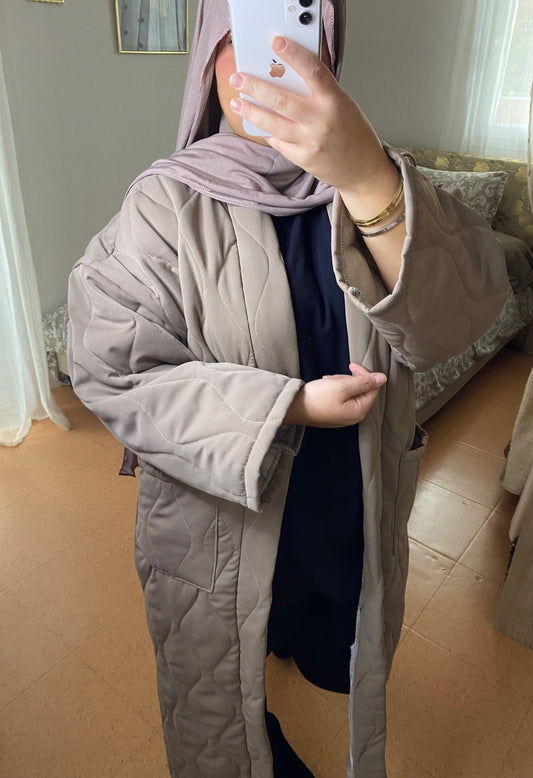 Manteau Nour Taupe